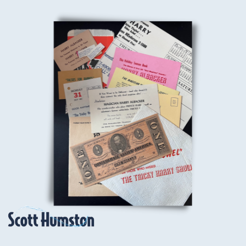 Promotional Materials from Magician Harry Albacker