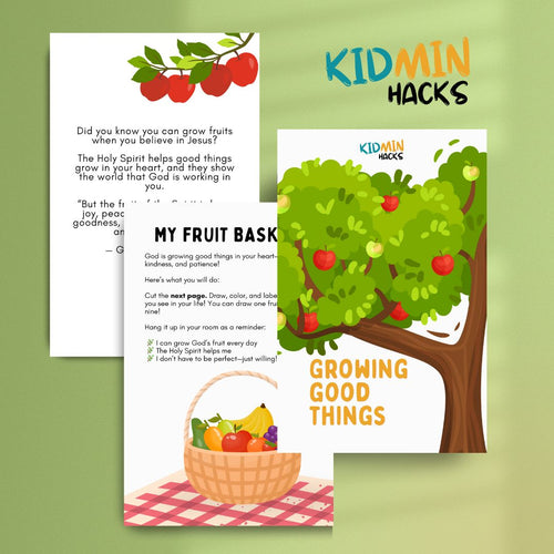 FREE Growing Good Things – Fruit of the Spirit Lesson Resource Booklet (5.5 x 8.5)