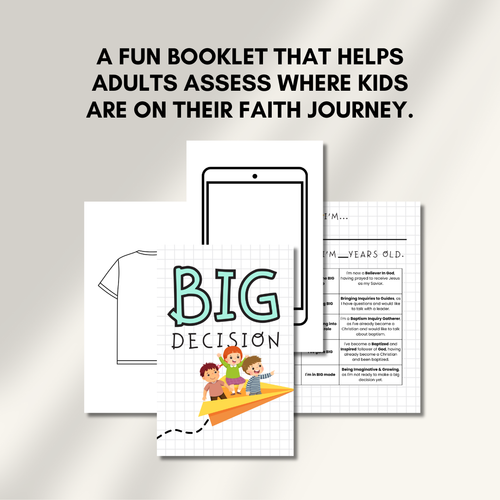 FREE BIG DECISION – Follow-Up Resource Booklet (5.5 x 8.5)