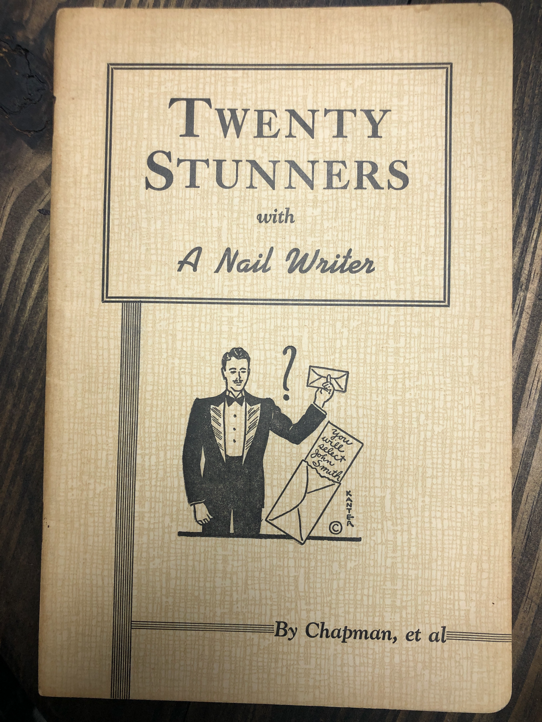 Twenty Stunners with a Nail Writer