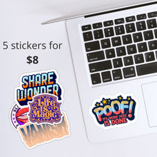 Load image into Gallery viewer, Magic &amp; Wonder Stickers!