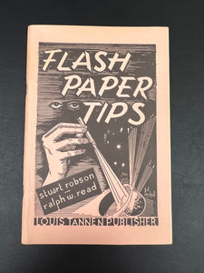 Flash Paper Tips by Stuart Robson