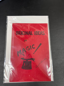 Original Ideas in Magic by  Lloyd W. Chambers
