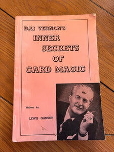 Dai Vernon's Inner Secrets of Card Magic by Lewis Ganson