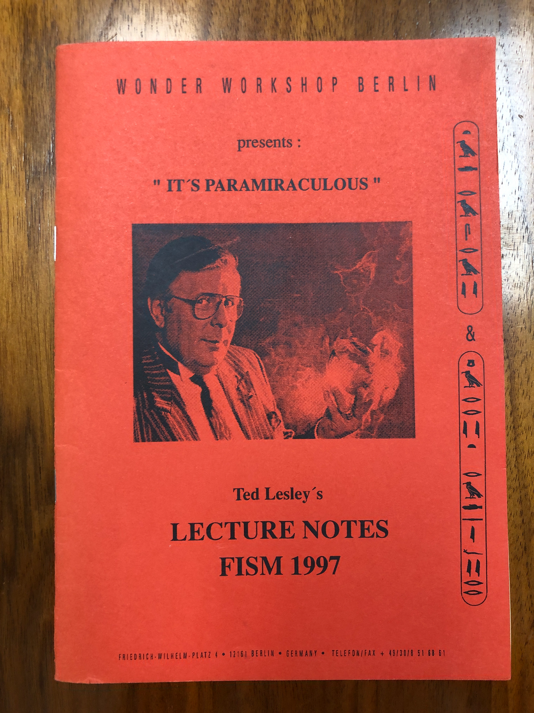 Ted Lesleys's Lecture Notes FISM 1997